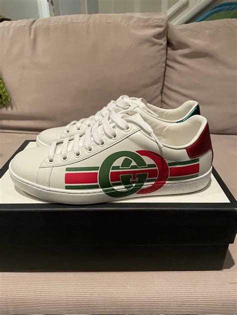 gucci ace white sneakers foldable|Gucci ace sneakers interlocking g.